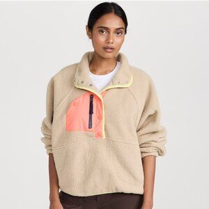 Free People Hit the Slopes Colorblock Pullover